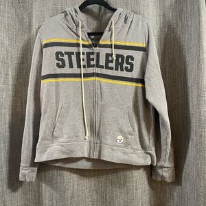 Victoria's Secret PINK NFL Pittsburgh Steelers Gray Hoodie